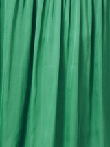 Recycled Satin Tunic Top | Green