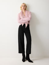 Suede Valerie Ankle Boot | Black