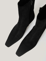 Suede Valerie Ankle Boot | Black