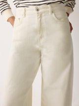 Lucia High Waisted Jean | White