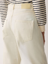 Lucia High Waisted Jean | White