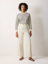 Lucia High Waisted Jean | White