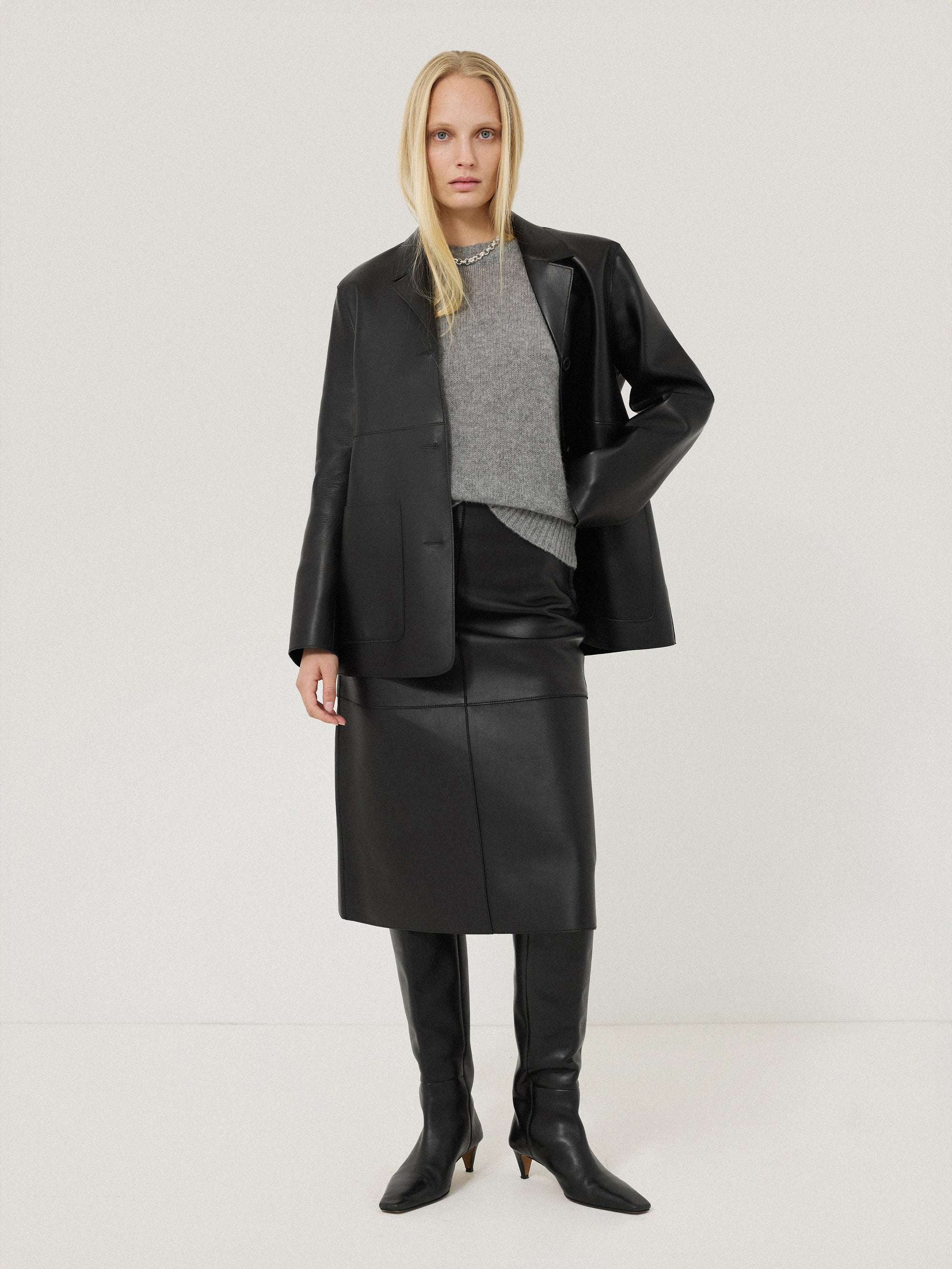 jigsaw Fringed Suede Jacket Black Cheap Sale Clothing