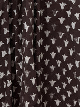 Tulip Voile Midi Dress | Oxblood