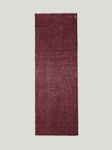 Pure Cashmere Gauze Scarf | Burgundy