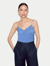 Modal Lace Vest | Cornflower