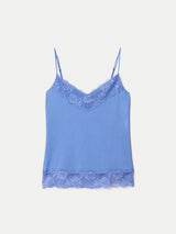 Modal Lace Vest | Cornflower