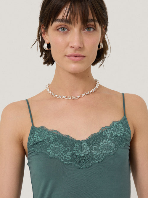 Modal Lace Vest | Mountain Lake