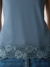 Modal Lace Vest | Summer Storm