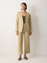 Modal Lace Vest | Light Chestnut