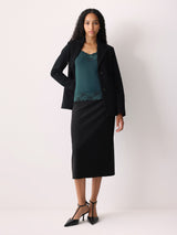 Modal Lace Vest | Sovereign Green