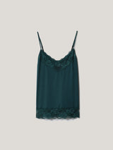 Modal Lace Vest | Sovereign Green