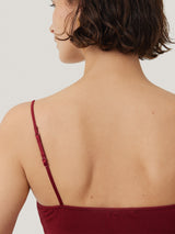 Modal Lace Vest | Cinema Red