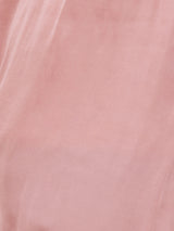 Recycled Satin Fluid Frill Top | Pink