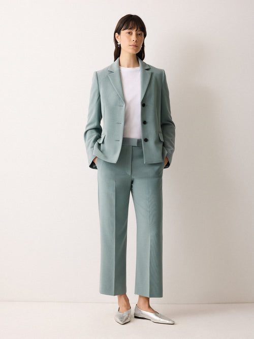 Elm Modern Crepe Trouser | Blue
