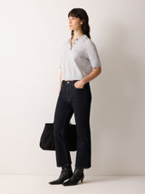 Ines Kick Flare Jean | Indigo