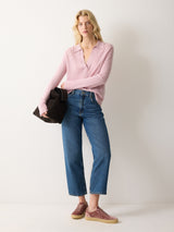 Portland Velvet Trainer | Pink