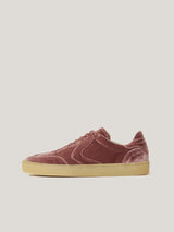 Portland Velvet Trainer | Pink
