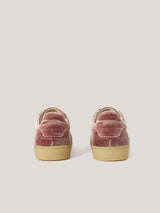 Portland Velvet Trainer | Pink