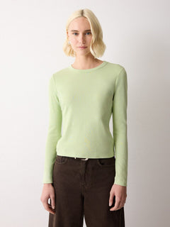 Long Sleeve Fine Cotton Baby T-shirt | Green