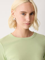 Long Sleeve Fine Cotton Baby T-shirt | Green