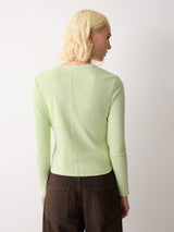 Long Sleeve Fine Cotton Baby T-shirt | Green