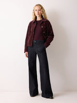 Long Sleeve Fine Cotton Baby Tee | Purple