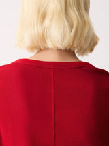 Long Sleeve Fine Cotton Baby Tee | Red