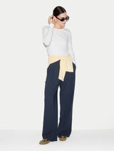 Long Sleeve Fine Cotton Baby T-shirt | White