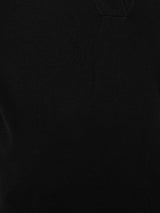 Knitted Kaftan Tunic | Black