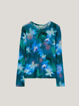 Floral Mist Long Sleeve Tee | Green