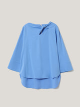 Twist Cotton Top | Blue