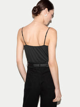 Modal Lace Vest | Black