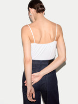 Modal Lace Vest | White