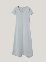 Stitched Short Sleeve Dress | Blue