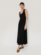 Applique Jersey Sundress | Black