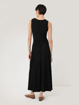 Applique Jersey Sundress | Black