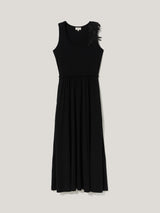 Applique Jersey Sundress | Black