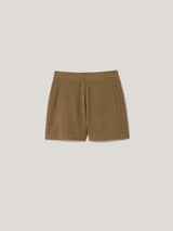 Textured Jersey Shorts | Khaki