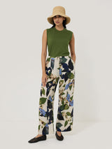 Cotton Slub Tank Top | Green