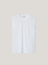 Cotton Slub Tank Top | White