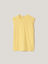 Cotton Slub Tank Top | Yellow
