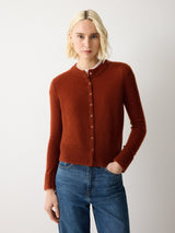 Cloud Cashmere Petersham Cardi | Auburn