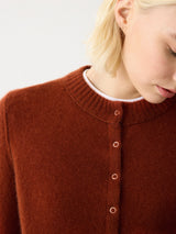 Cloud Cashmere Petersham Cardi | Auburn
