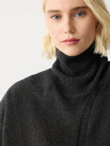 Overlap Seam Detail Jumper | Charcoal