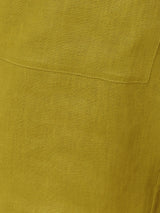 Linen Bermuda Short | Green