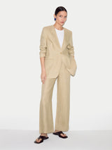Irish Linen Sailor Trouser | Sand