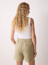 Irish Linen Sailor Short | Sand