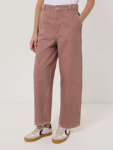 Kensington Barrel Leg Jean | Washed Pink