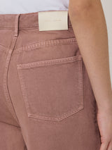 Kensington Barrel Leg Jean | Washed Pink